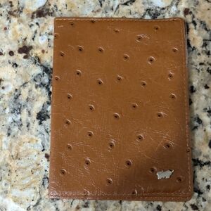 Elegant Tan Leather Card Holder